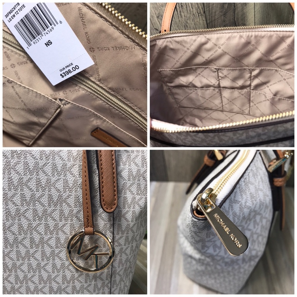 Michael Kors SET Vanilla:Ciara Tote Bag+Wallet - Picture 5 of 8